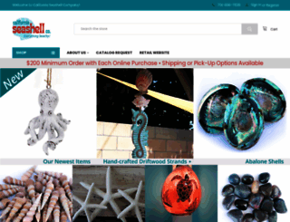 wholesale.caseashells.com screenshot