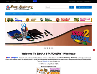 wholesale.shaanstationery.com screenshot