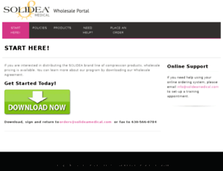 wholesale.solideamedical.com screenshot