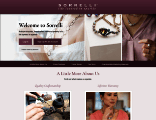 wholesale.sorrelli.com screenshot