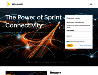 wholesale.sprint.com screenshot