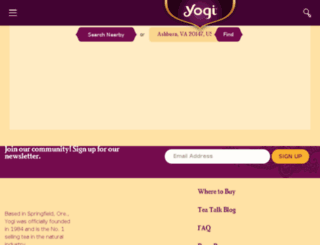 wholesale.yogiproducts.com screenshot