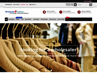 wholesale4fashion.com screenshot