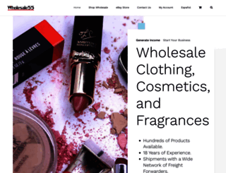 wholesale55.com screenshot