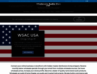 wholesaleaudioclub.com screenshot