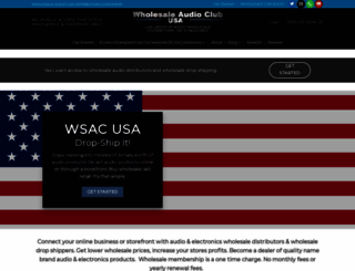 wholesaleaudioclub.net screenshot