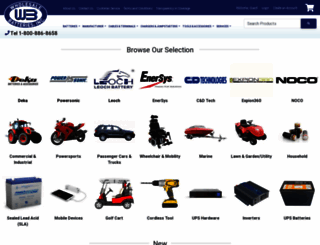 wholesalebatteries.net screenshot