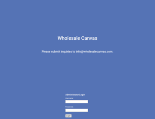 wholesalecanvas.com screenshot