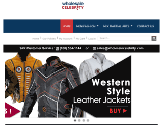 wholesalecelebrity.com screenshot
