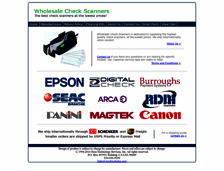 wholesalecheckscanners.com screenshot