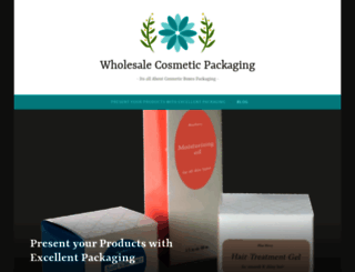 wholesalecosmeticpackaging.wordpress.com screenshot