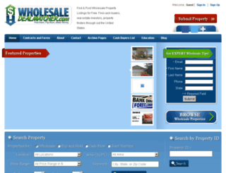 wholesaledealmatcher.com screenshot