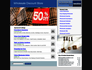 wholesalediscountstore.com screenshot