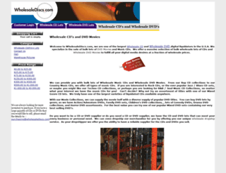 wholesalediscs.com screenshot