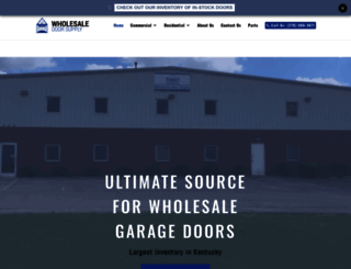 wholesaledoorsupply.com screenshot