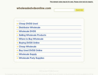 wholesaledvdsonline.com screenshot
