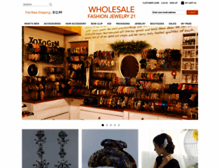 wholesalefashionjewelry21.com screenshot
