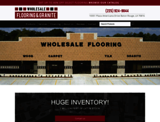 wholesaleflooringla.com screenshot