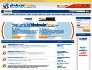 wholesaleforum.co.uk screenshot