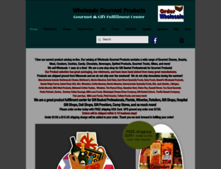 wholesalegourmetproducts.com screenshot
