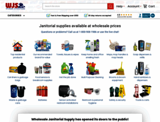 wholesalejanitorialsupply.com screenshot