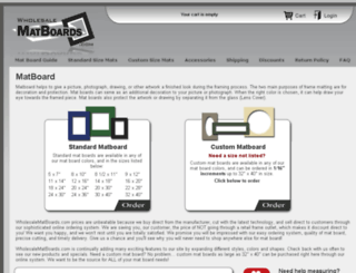 wholesalematboards.com screenshot