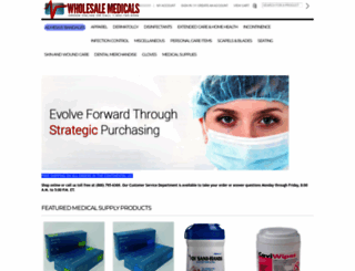 wholesalemedicals.com screenshot