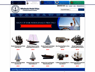 wholesalemodelships.com screenshot