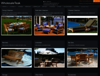 wholesaleteak.com screenshot