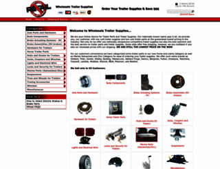 wholesaletrailersupplies.com screenshot
