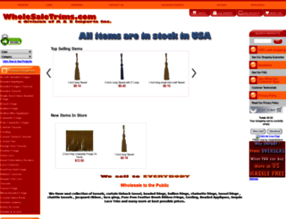 wholesaletrims.com screenshot