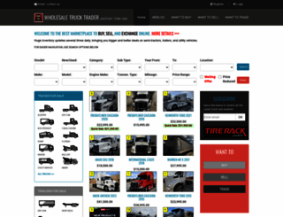 wholesaletrucktrader.com screenshot