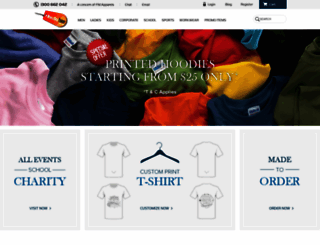 wholesaletshirt.com.au screenshot