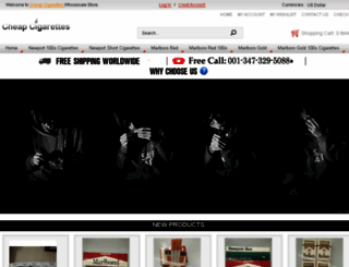 wholesaleusacigarettes.com screenshot