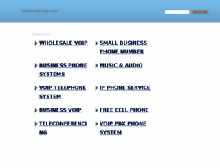 wholesalevoip.com screenshot
