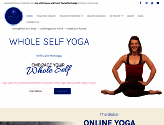 wholeself.yoga screenshot