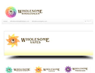wholesomewholesales.com screenshot
