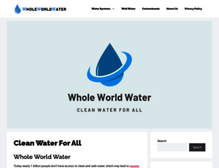 wholeworldwater.co screenshot