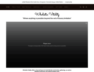 wholistic-vitality.com screenshot