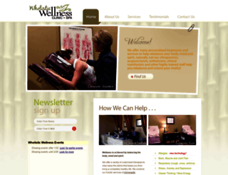 wholisticwellness.com screenshot