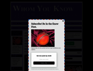 whomyouknow.com screenshot