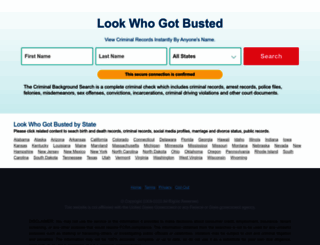 whosarrested.com screenshot