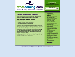 whoscoming.com screenshot