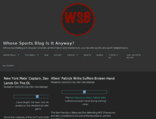 whosesportsblog.wordpress.com screenshot