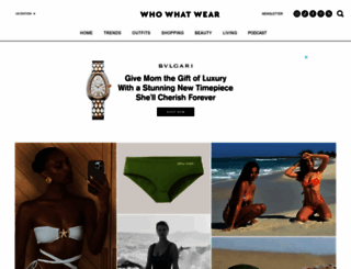 whowhatwear.com.au screenshot