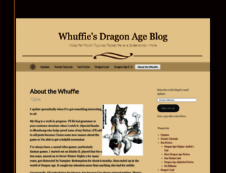 whuffie.wordpress.com screenshot