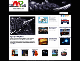 whyfiles.org screenshot