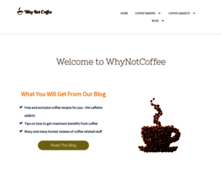 whynotcoffee.com screenshot