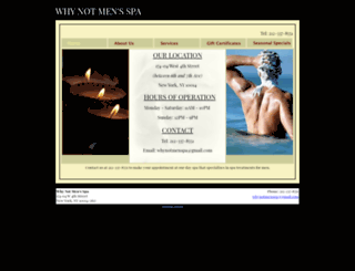 whynotmenspa.com screenshot