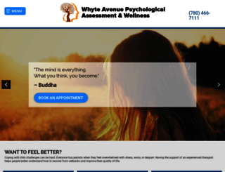 whyteavenuepsychology.com screenshot